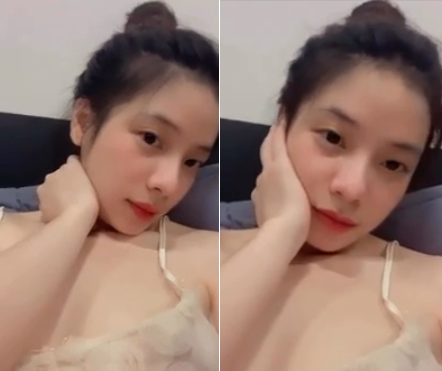 Tiktoker Tống Khánh Linh chịch cùng bạn trai cu to